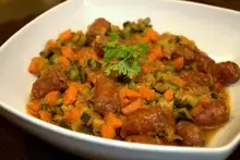 Merguez aux petits légumes