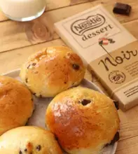 Brioches aux pépites de chocolat