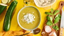 Soupe froide de courgettes
