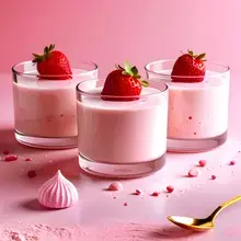 Panna cotta Nesquik® saveur fraise