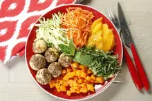 Buddha bowl épicé