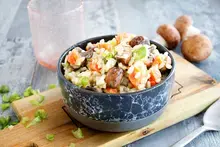 Risotto de légumes vegan