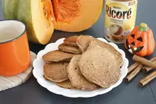 Pancakes potiron cannelle et farine complète