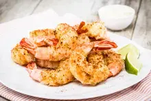 Crevettes panées à la noix de coco à l'Actifry