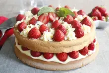 Fraisier au chocolat blanc Companion