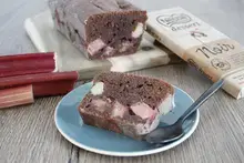 Cake chocolat rhubarbe