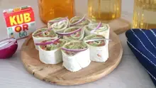 Wraps avocat, tomate oignon Kub or bio