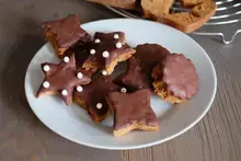 Pain d'épices glacés au chocolat