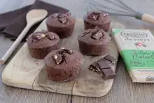 Muffins chocolat éclats noisettes