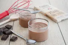 Mousse au chocolat noir à la fleur de sel