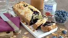 Cake myrtilles et amandes grillées