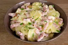 Pommes de terre aux lardons au Cookeo