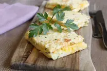 Croque de légumes chou fleur cheddar