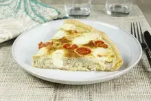 Quiche au thon et tomates