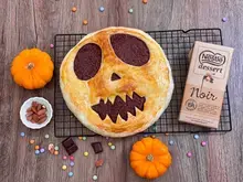 Citrouille d'halloween au chocolat