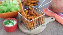 Frites de patates douces au air fryer