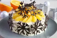 Gateau glacé chocolat blanc noix de coco et chocolat Noir 70% Absolu