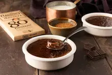 Crème brulée au chocolat 80%