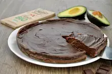 Fondant vegan au chocolat noir bio