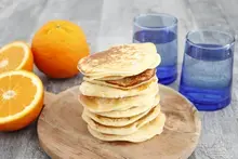 Pancakes aux zestes d'orange