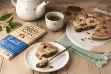 Gâteau marbré chocolat au lait et pépites