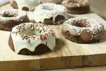 Moelleux au chocolat façon donuts