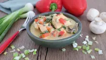 Poisson thai curry coco