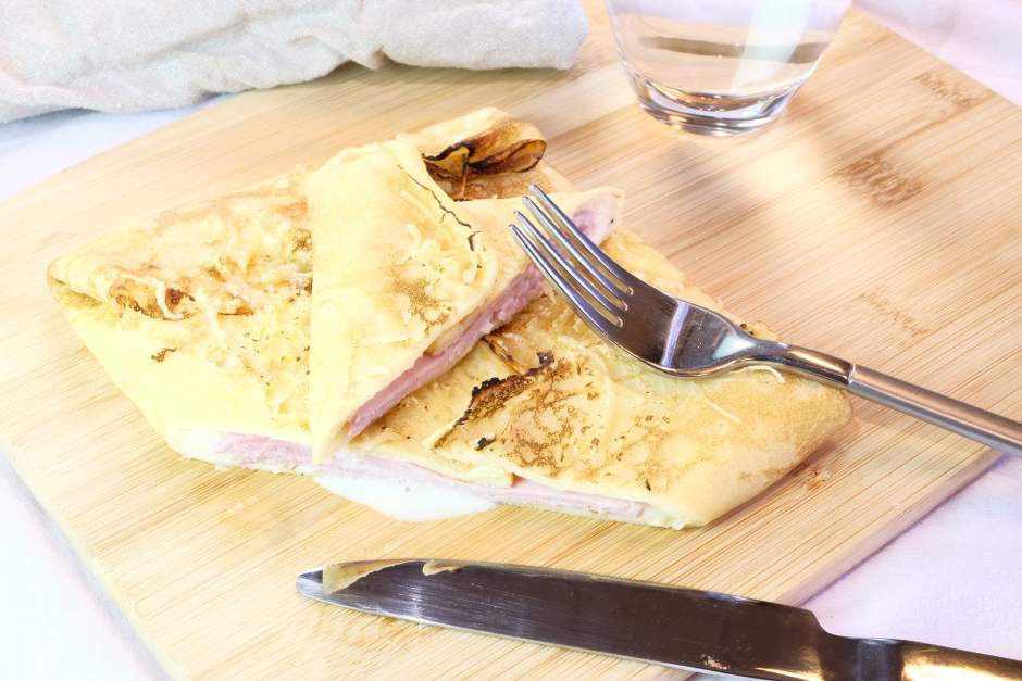 Crêpe jambon emmental, 1 personne