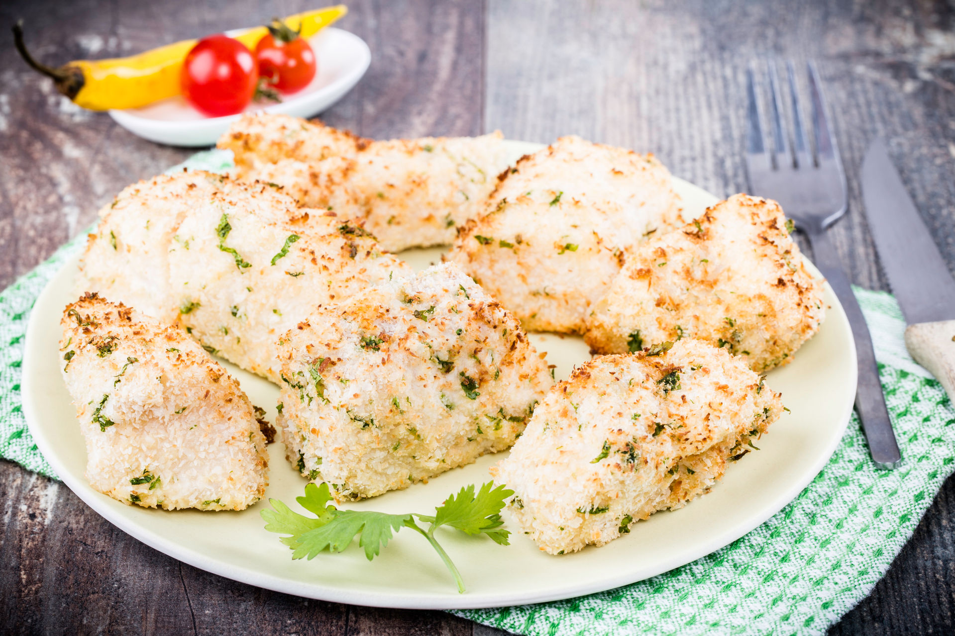 Poisson pané coco