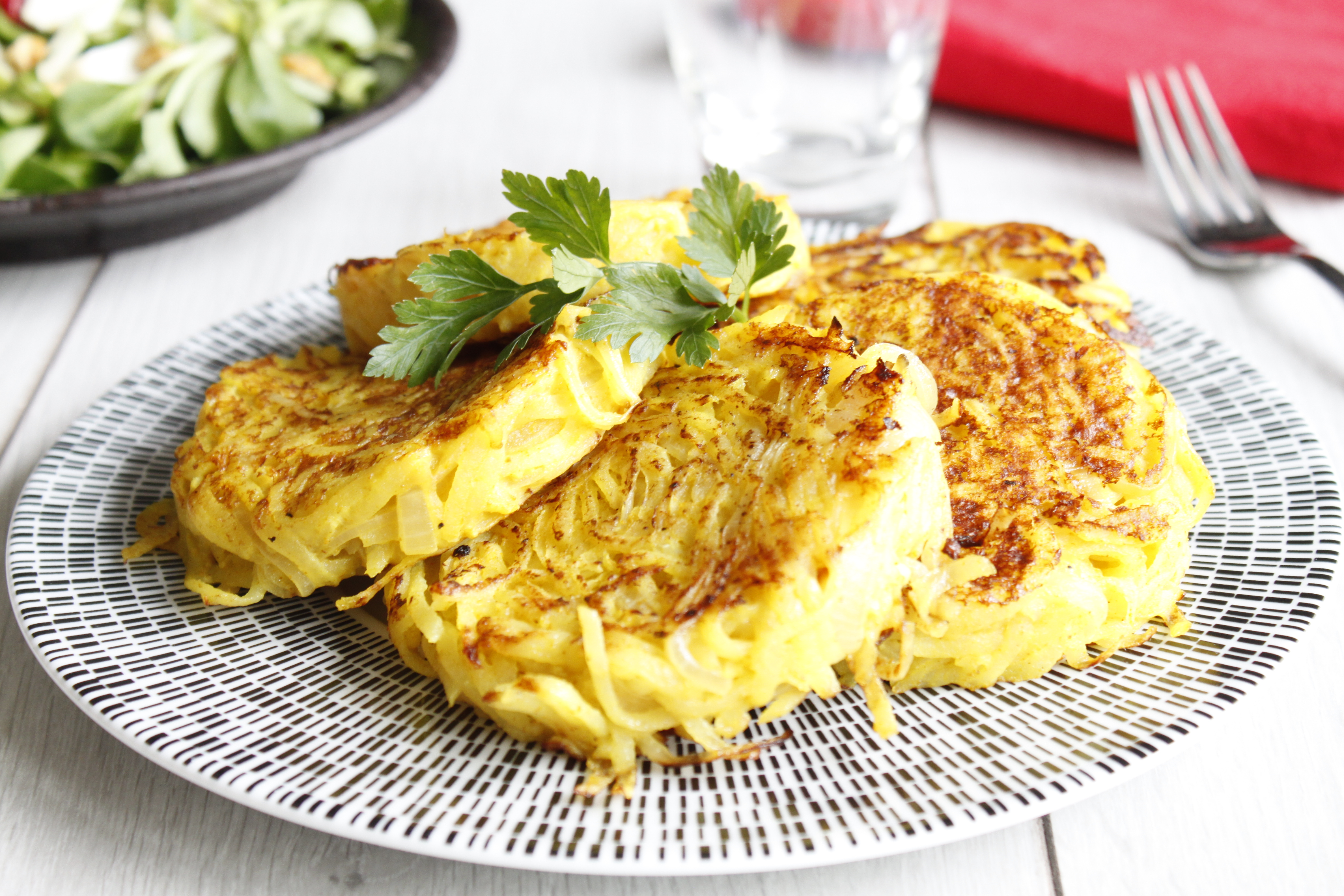 Rostis au curry