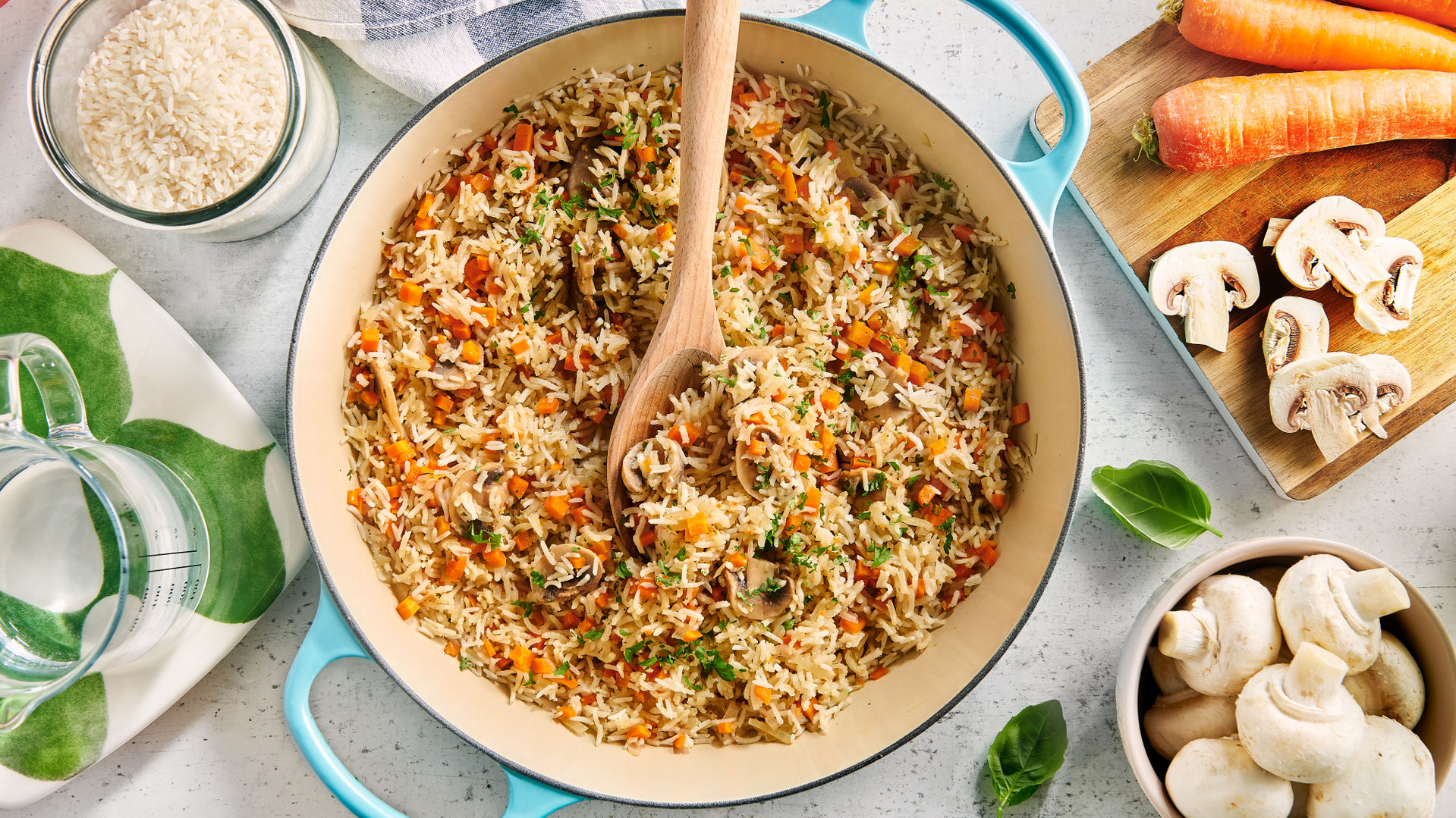 mushrooms carrots