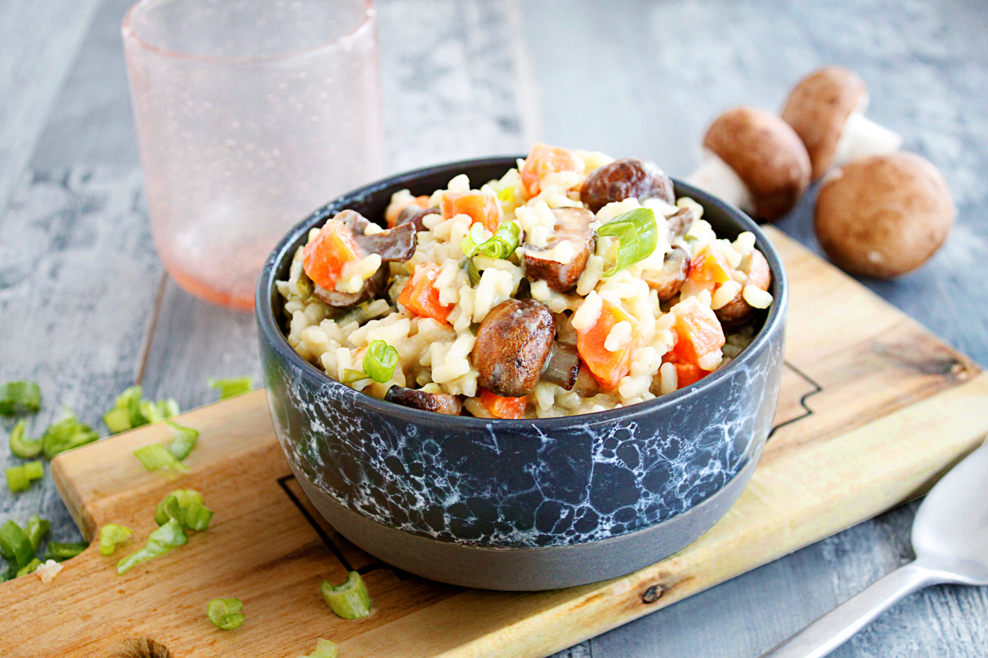 Risotto de légumes vegan