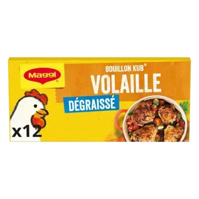 MAGGI Bouillon Poultry Fat Free Carton 20x120g FR