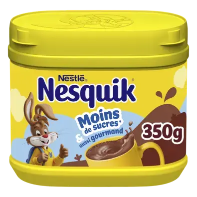 NESQUIK Less Sugar Plasticbox Tub 12x350g FR