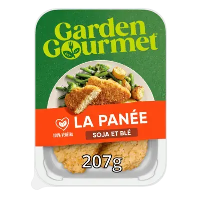 GARDEN GOURMET Schnitzel Soya &amp; Wheat Peel Pack 4x207g FR