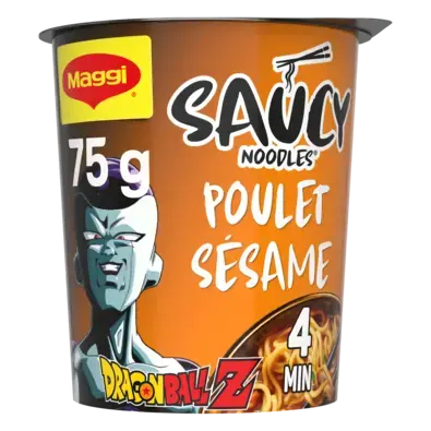 MAGGI Cup Noodle Sesame Chicken Dragon Ball Z Cup 8x75g XE