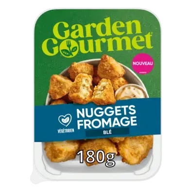 GARDEN GOURMET Cheesy Nuggets Peel Pack 48x180g FR