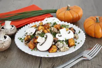 Salade de sarrasin et butternut roti