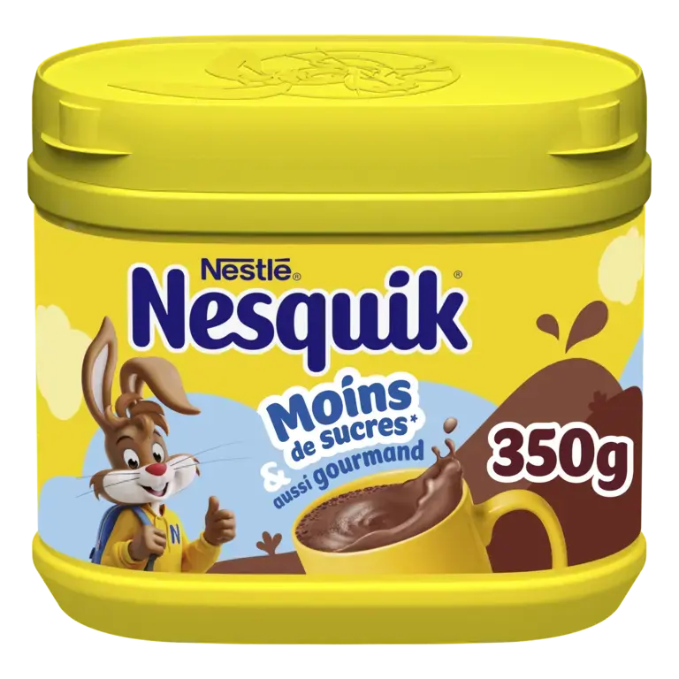 NESQUIK Less Sugar Plasticbox Tub 12x350g FR