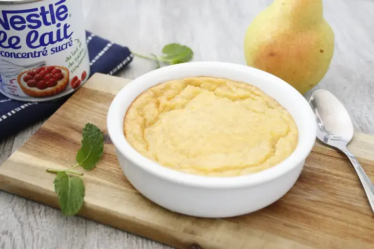 Flan poire tapioca