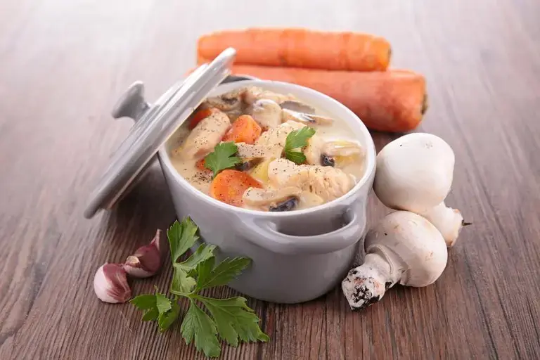 Blanquette rapide de poulet
