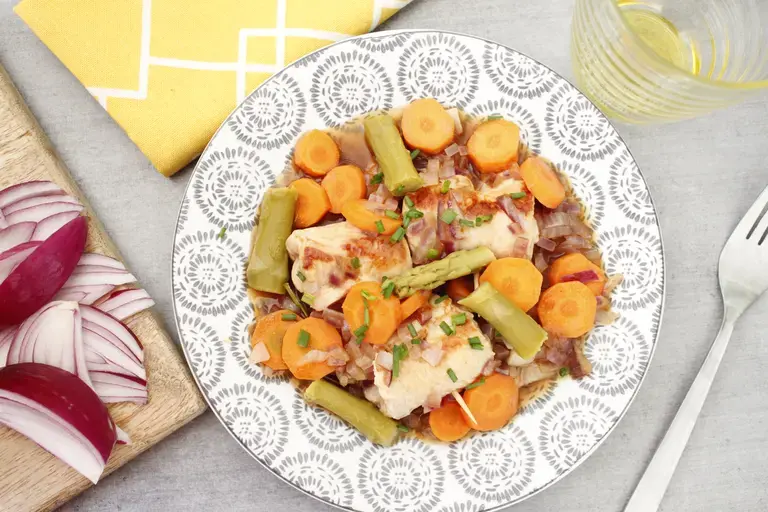 poulet aux asperges