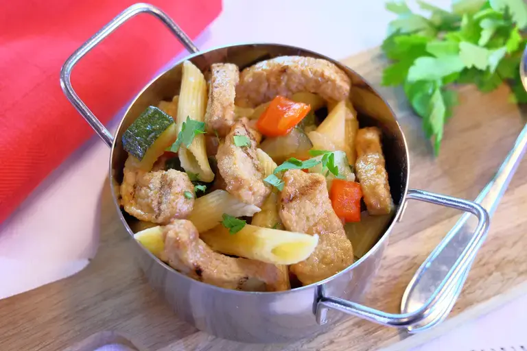Pâtes aux légumes