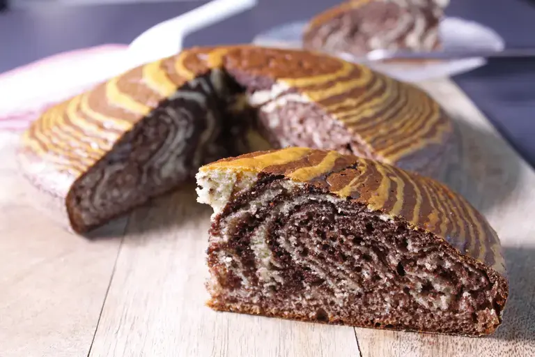 Zebra cake
