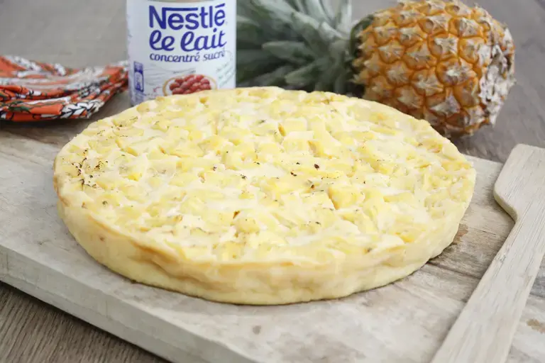 Flan à l'ananas