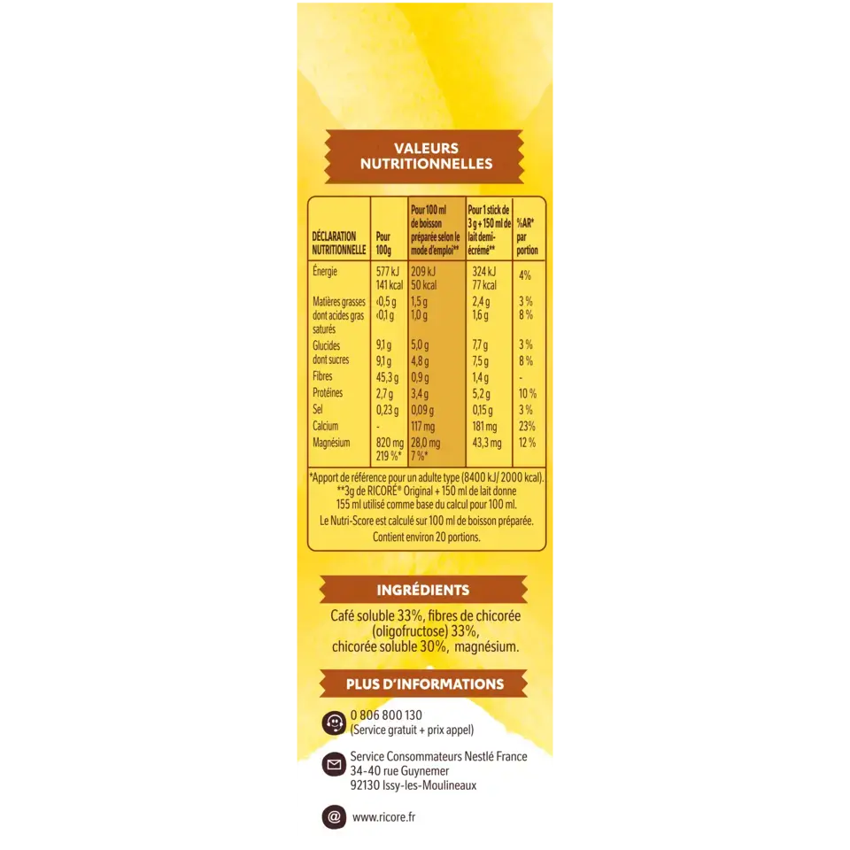 RICORE Stick Box 3g FR