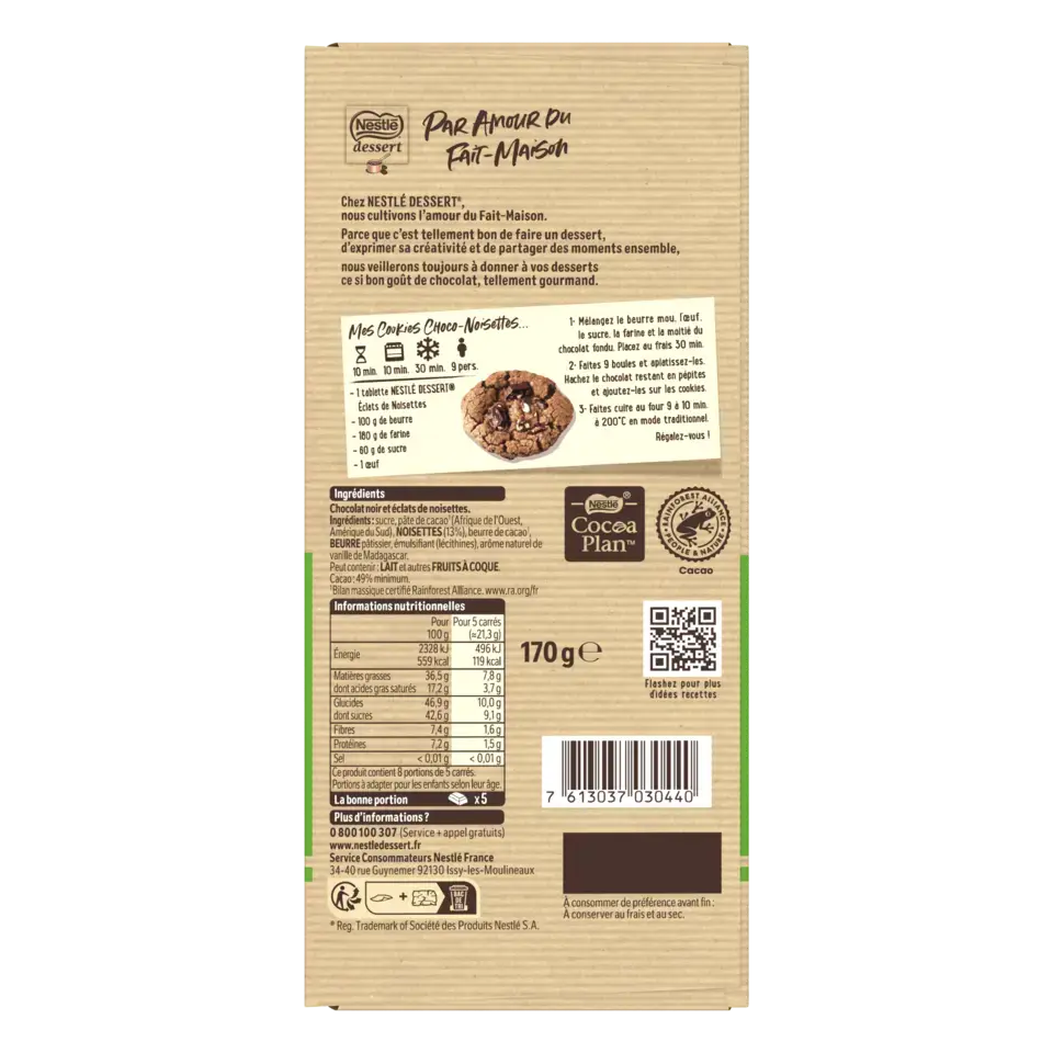 DESSERT Dark Hazelnut Box 19x170g FR