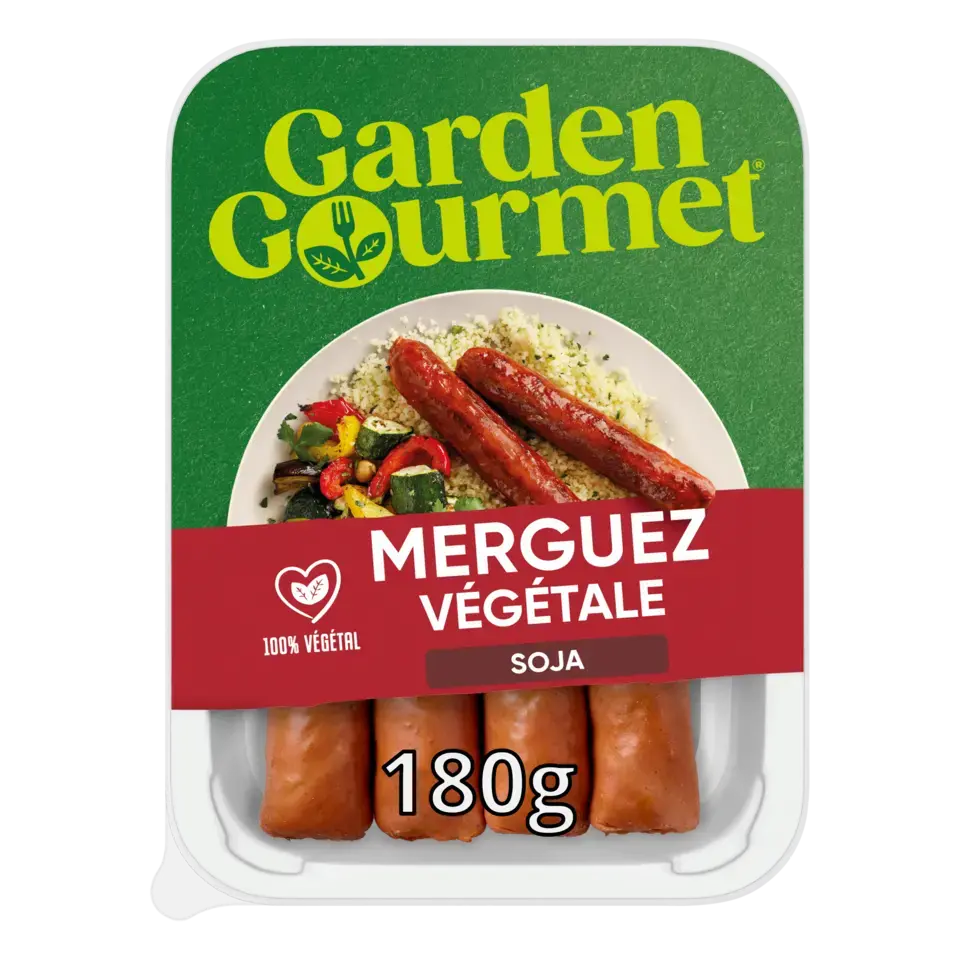 GARDEN GOURMET Sensational Sausage Merguez Peel Pack 56x180g FR