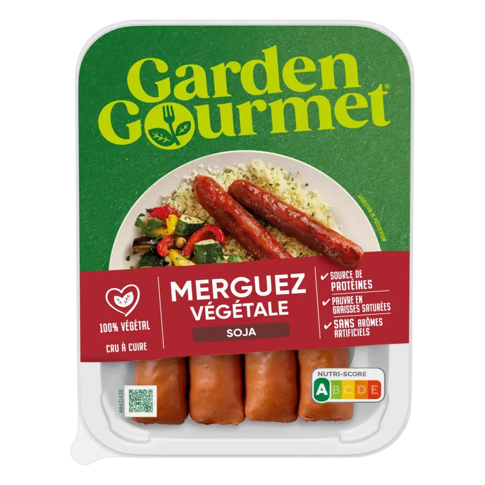 GARDEN GOURMET Sensational Sausage Merguez Peel Pack 56x180g FR