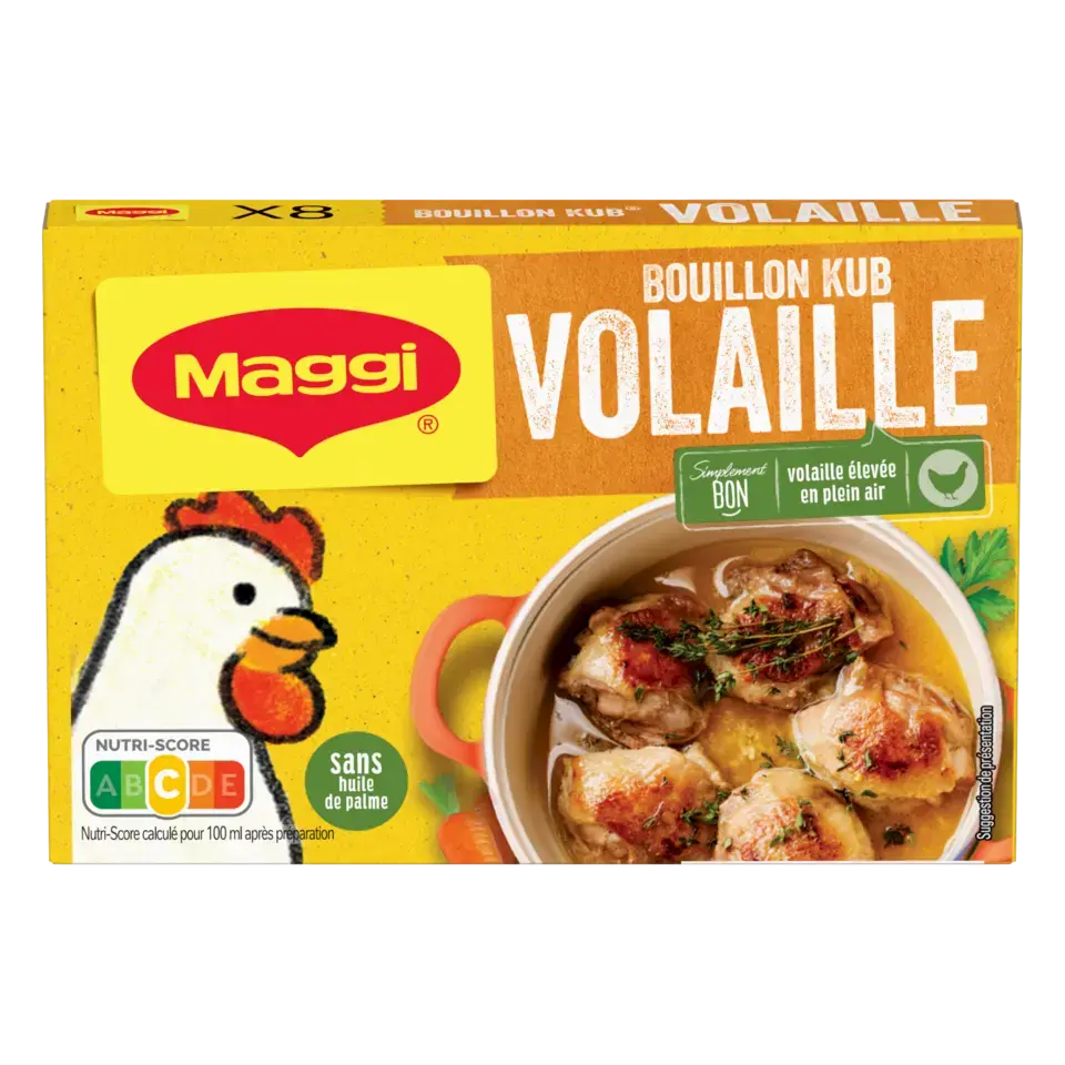 MAGGI Bouillon Poultry FR Carton 80g